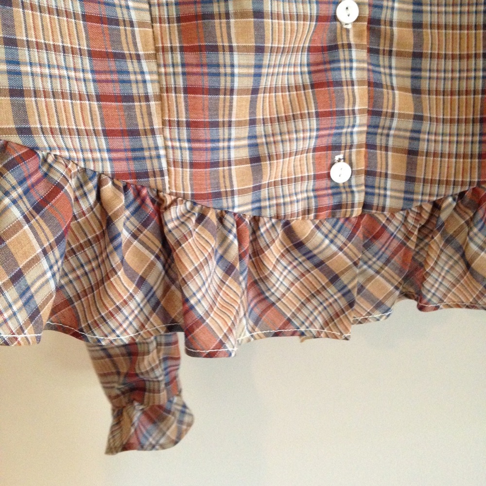 Vintage Cottagecore Mallard's Point Ruffled Top - Picture 7 of 11